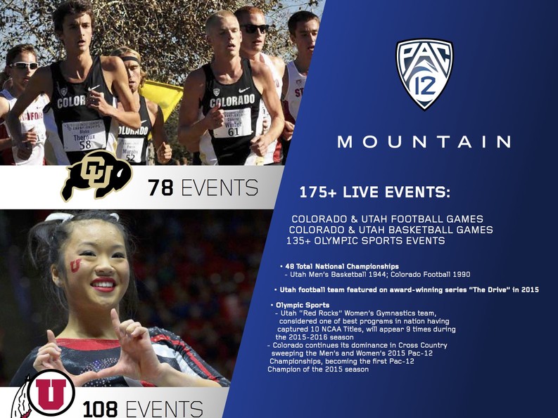 PAC 12 Moutain