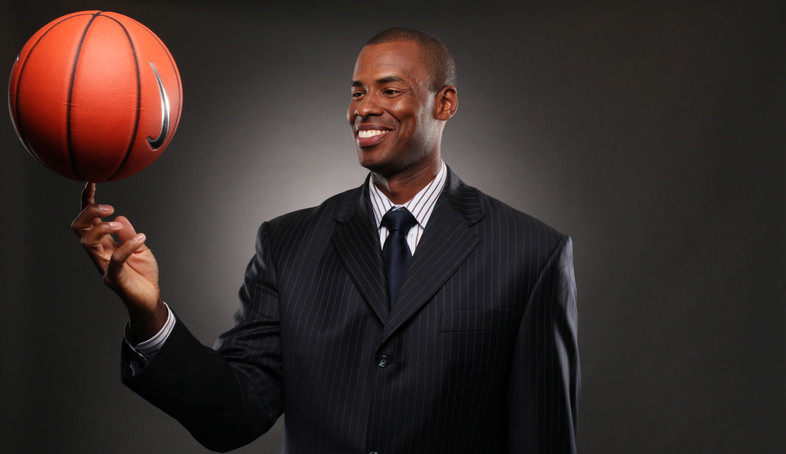 <p>New Pac-12 Networks basketball analyst Jarron Collins.</p>
