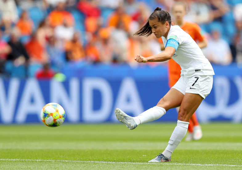 June 11: Former Stanford player Ali Riley turned in a full 90 minutes in New Zealand's group stage game against The Netherlands