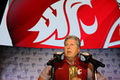 Washington State head coach Mike Leach had the media in stitches at his Media Day press conference. 