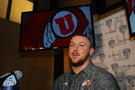 Utah offensive tackle J.J. Dielman answers a few questions at Media Days. 