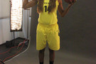 <p>Oregon sophomore forward Jillian Alleyne sporting the black Nikes.</p>

