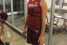<p>Washington State senior guard/forward Sage Romberg in her low-top white Nikes.</p>
