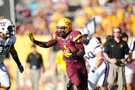 <p><span style="line-height: 1.6em;">Following a 4-0 start, the Huskies have fallen upon hard times: </span><a href="http://pac-12.com/videos/arizona-state-football-taylor-kelly-interview" style="line-height: 1.6em;" target="_blank">Taylor Kelly</a><span style="line-height: 1.6em;"> and </span><a href="http://pac-12.com/videos/arizona-state-football-marion-grice-interview" style="line-height: 1.6em;" target="_blank">Marion Grice</a><span style="line-height: 1.6em;"> fueled a </span><a href="http://pac-12.com/videos/arizona-state-washington-football-highlights" style="line-height: 1.6em;" target="_blank">585-yard Arizona State offensive outburst</a> in Washington's third consecutive loss<span style="line-height: 1.6em;">. The Sun Devils rushed for 314 yards, while UW finished with negative four in the desert. <a href="http://pac-12.com/event/2013/10/26/california-washington">Washington returns home to face Cal next weekend</a> while the Sun Devils have a bye.</span></p>
