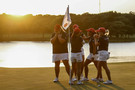 The sun sets on a memorable 2018 women's golf season for Arizona. Haley Moore's incredible birdie putt on the 19th hole lifted Arizona over Alabama and clinched the Wildcats' third national team title.