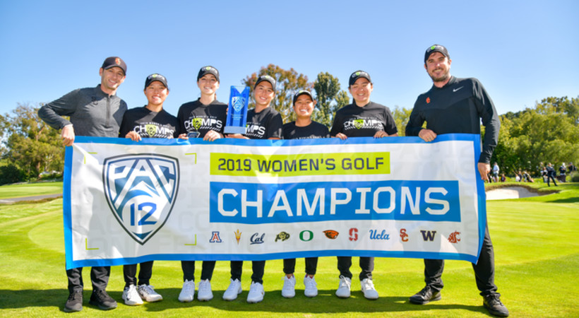 USC Captures Pac-12 Women’s Golf Title Arizona State’s Mehaffey grabs Medalist Honors in Playoff