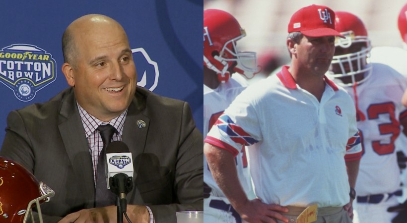 USC's Clay Helton credits his father with teaching him how to 'raise kids in the college game'