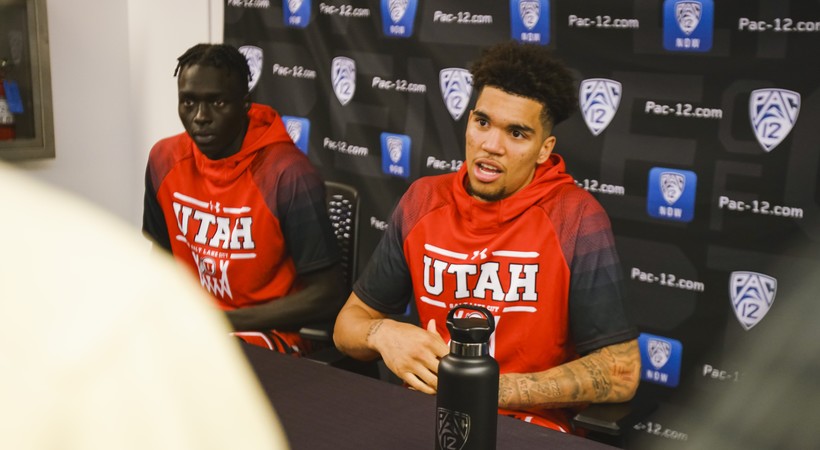 2019 Pac-12 Men's Basketball Media Day: Youthful Utes turn to sophomores Timmy Allen, Both Gach for leadership