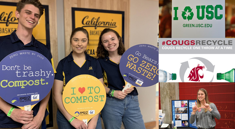 Cal wins fourth-straight Pac-12 Zero Waste Challenge, presented by Eco-Products, for 2019-20 basketball season