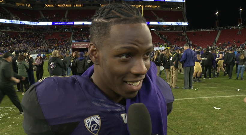 Washington's John Ross talks one-handed grab, bringing the Pac-12 trophy back to Seattle