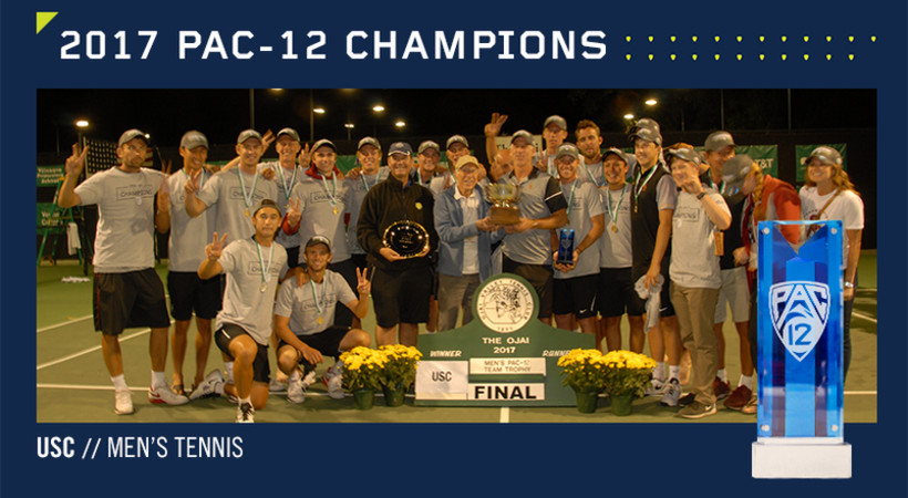 USC wins the 2017 Pac-12 Men’s Tennis Championship
