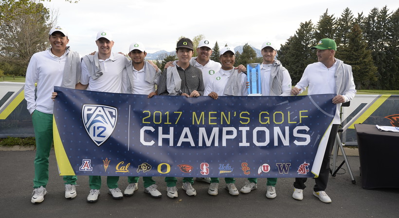 Oregon captures Pac-12 Men's Golf Championship