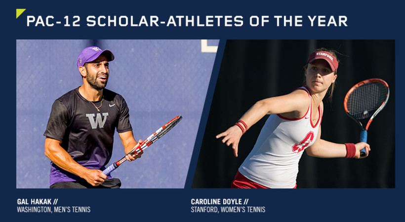Pac-12 Tennis Scholar-Athletes of the Year Named