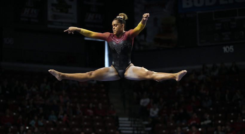 Arizona State leads Pac-12 women's gymnastics after Session 1