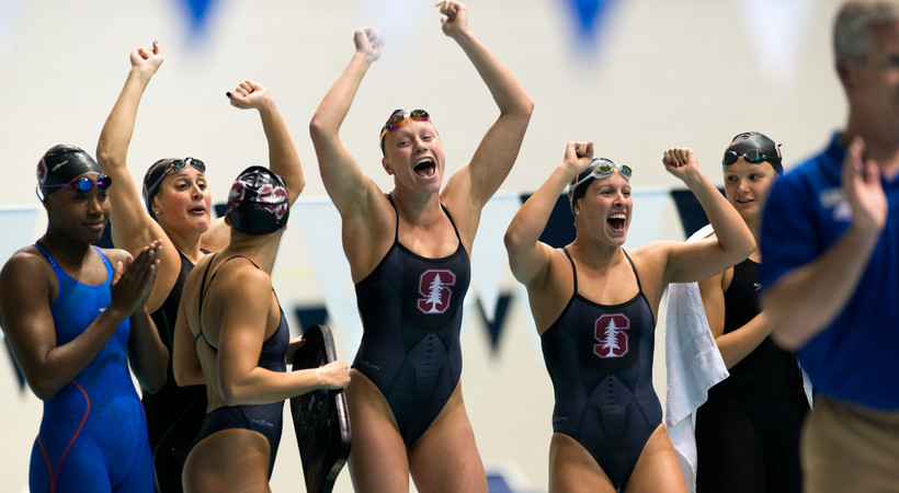 2018 Pac-12 Swimming (W) & Diving (M/W) Championships: Stanford claims second-straight title behind record-breaking performances
