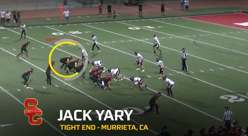 2020 National Signing Day: USC tight end Jack Yary highlights