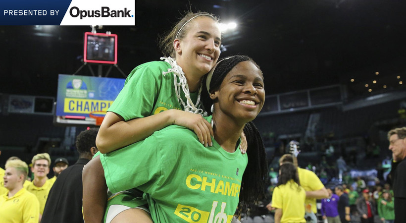 'Our Stories Unfinished Business: Sabrina Ionescu and Ruthy Hebard' on demand