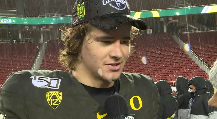 Oregon's Justin Herbert on Pac-12 title: 'This is everything we've ever wanted'