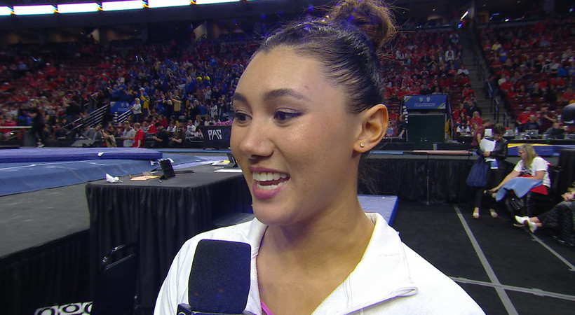 2019 Pac-12 Women's Gymnastics Championship: UCLA's Kyla Ross says she was 'in shock' by her team's season-high score