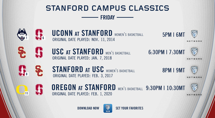 “Pac-12 Campus Classics” from Stanford, Washington, Arizona and Oregon State to air this weekend on Pac-12 Network
