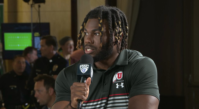 2019 Pac-12 Football Media Day: Zack Moss 'not surprised' to see Utah as the Pac-12's hunted team 