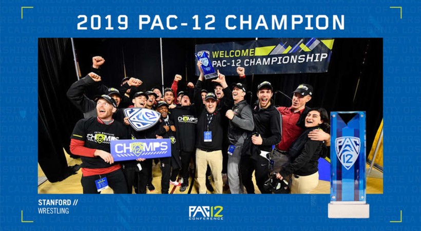 Stanford Captures First Pac-12 Wrestling Title