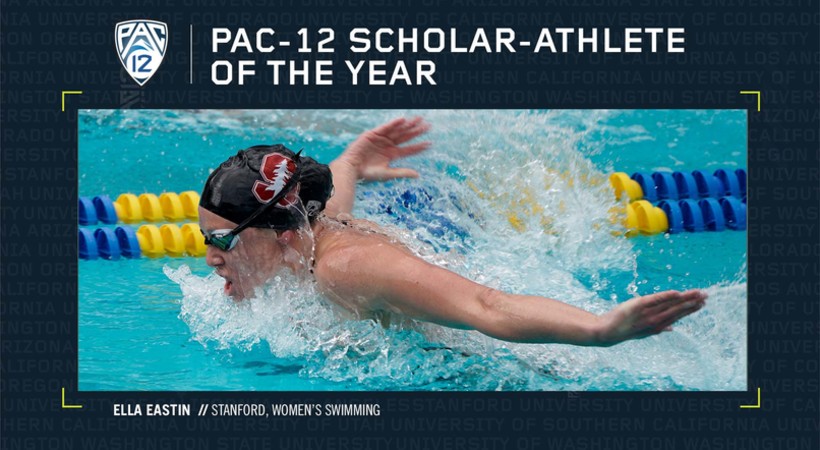 Stanford’s Eastin named Pac-12 Women’s Swimming and Diving Scholar-Athlete of the Year