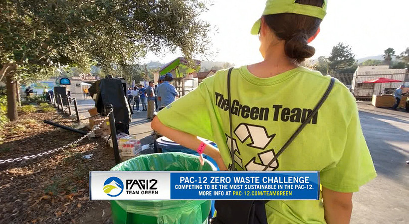 Bruins spotlight sorting process for Pac-12 Zero Waste Challenge
