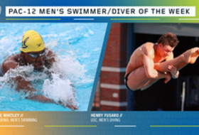 Pac-12 announces men's swimmer and diver of the week