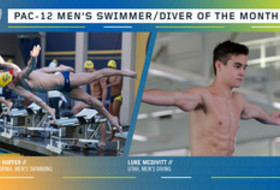 Pac-12 announces men's swimmer and diver of the month