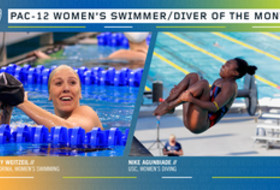 Pac-12 announces women's Swimmer and Diver of the Month