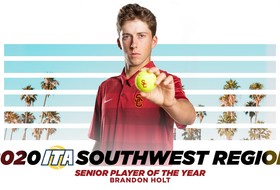 Brandon Holt Selected Senior Player Of The Year For ITA Southwest Region